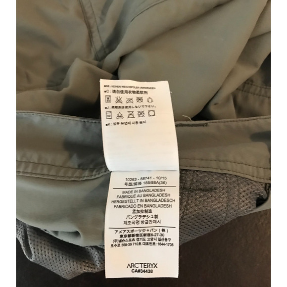 Arc'teryx Perimeter Short - Men's Gray - Size 36 - Picture 13 of 14